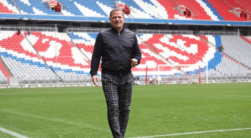 Max Eberl in Allianz Arena